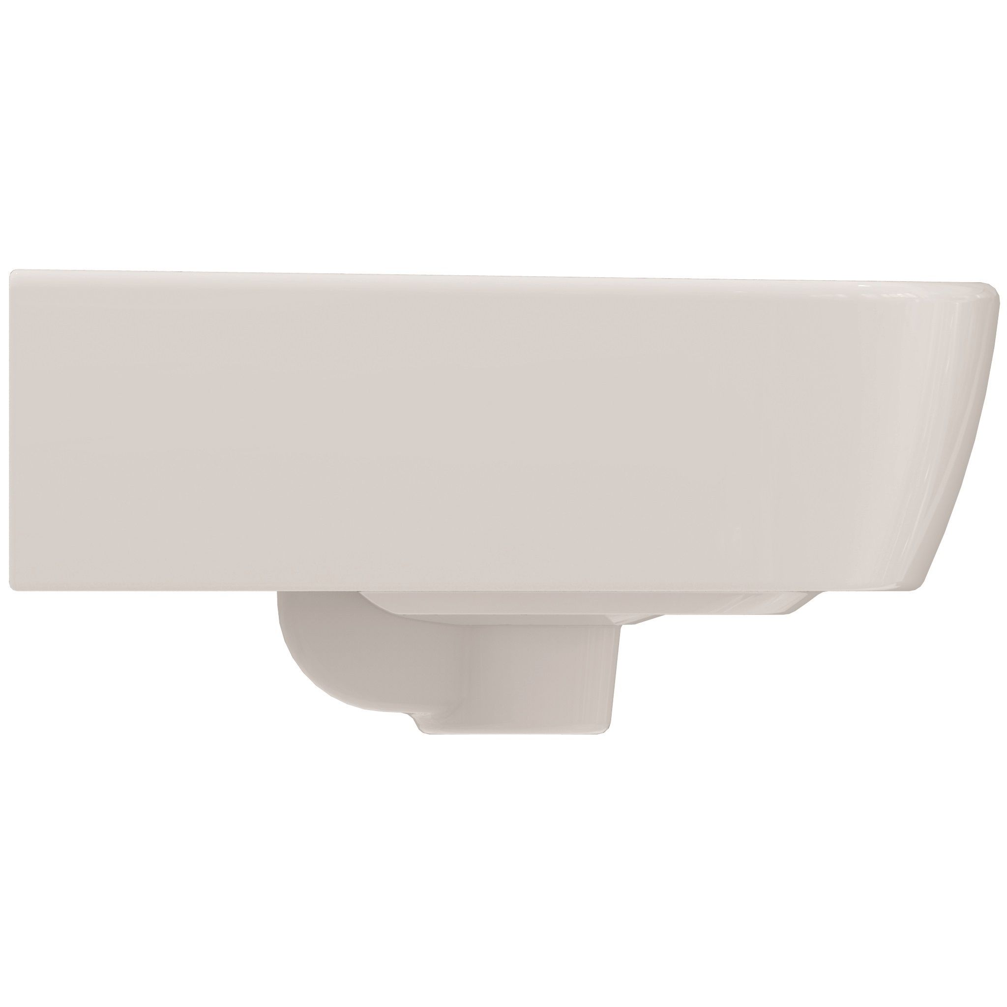 Armitage Shanks Tempo White D-shaped Wall-mounted Cloakroom Basin (W)40cm