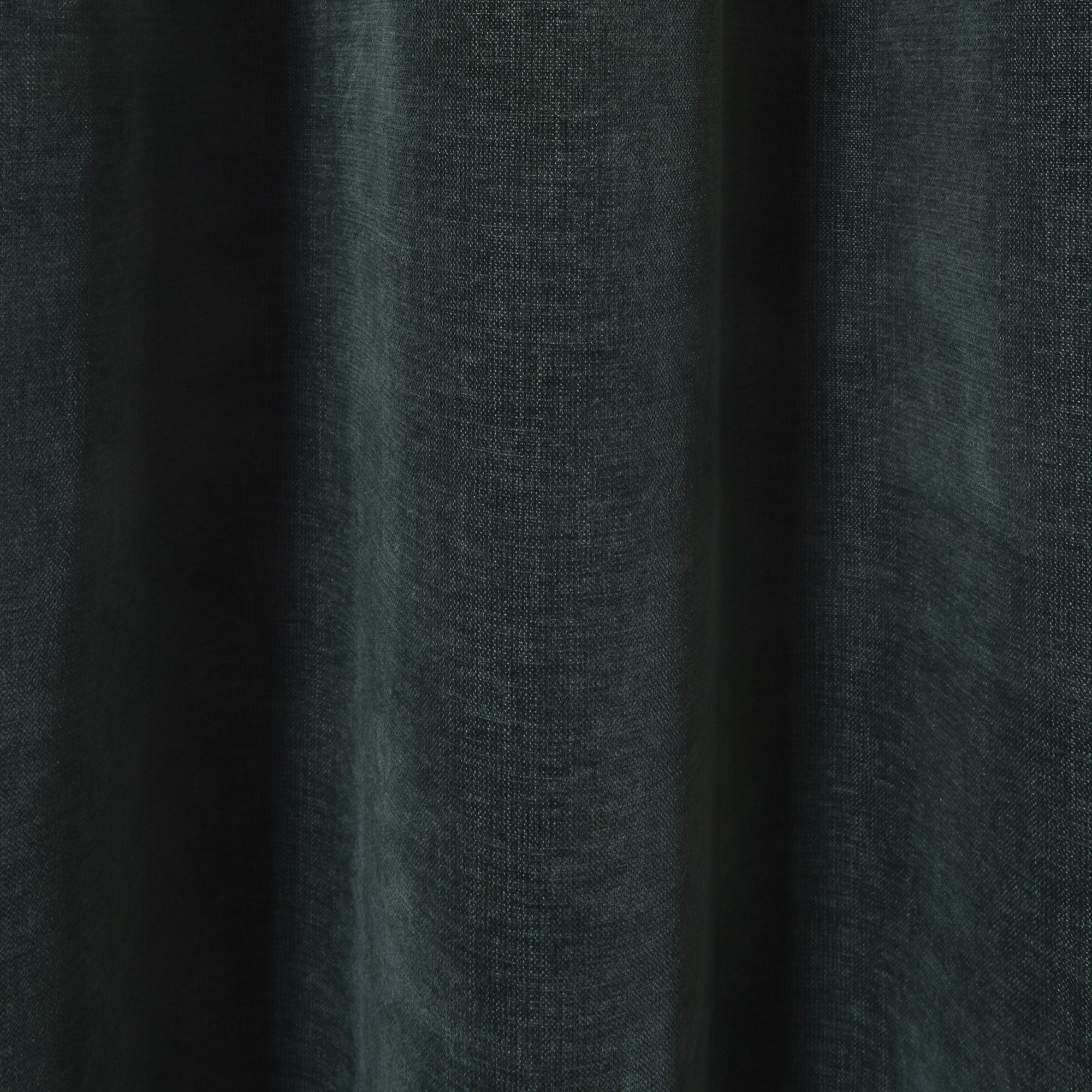 Arntzen Dark green Plain woven Lined Eyelet Curtain (W)228cm (L)228cm, Pair