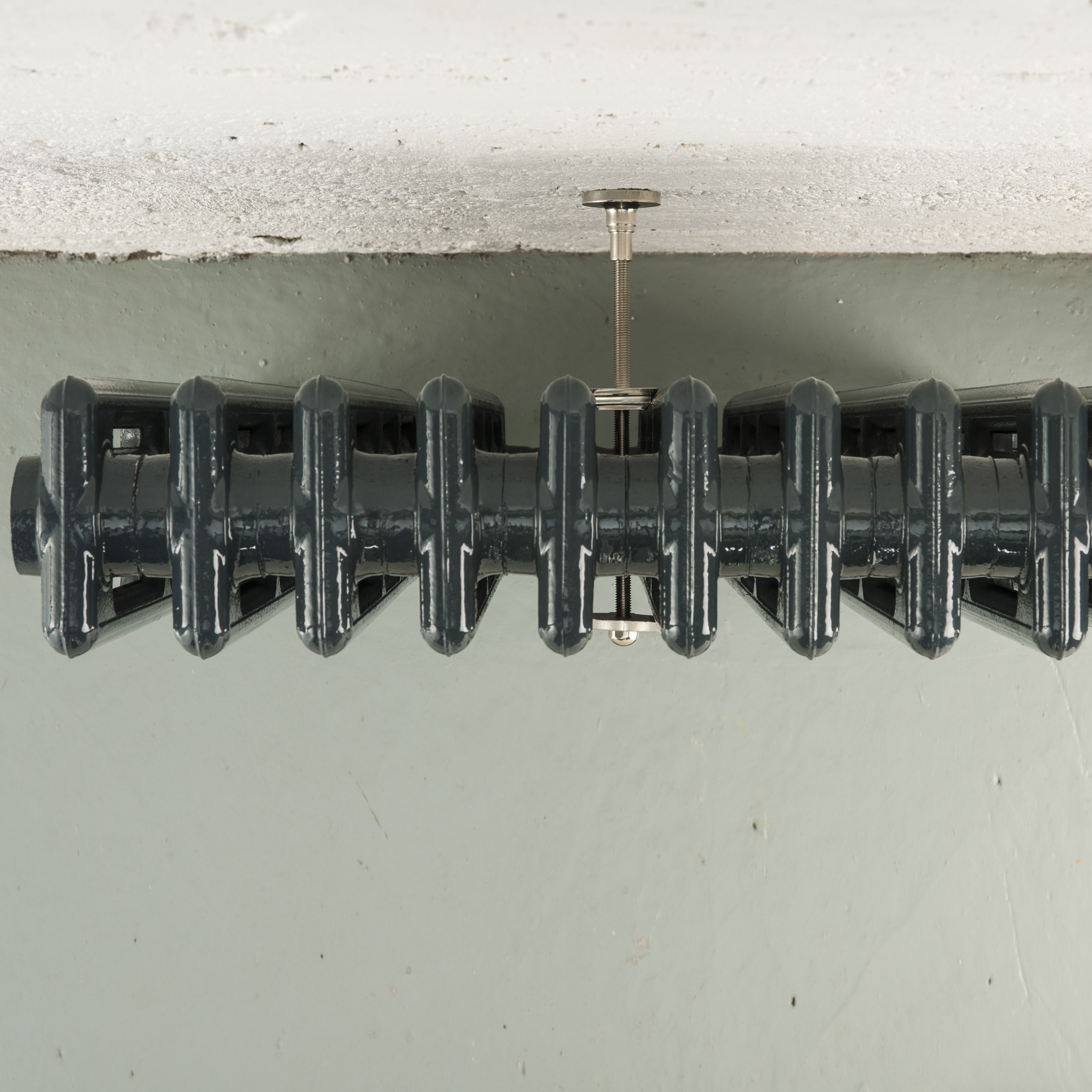 Arroll Chrome effect Steel Radiator wall stay (H)265mm (W)50mm