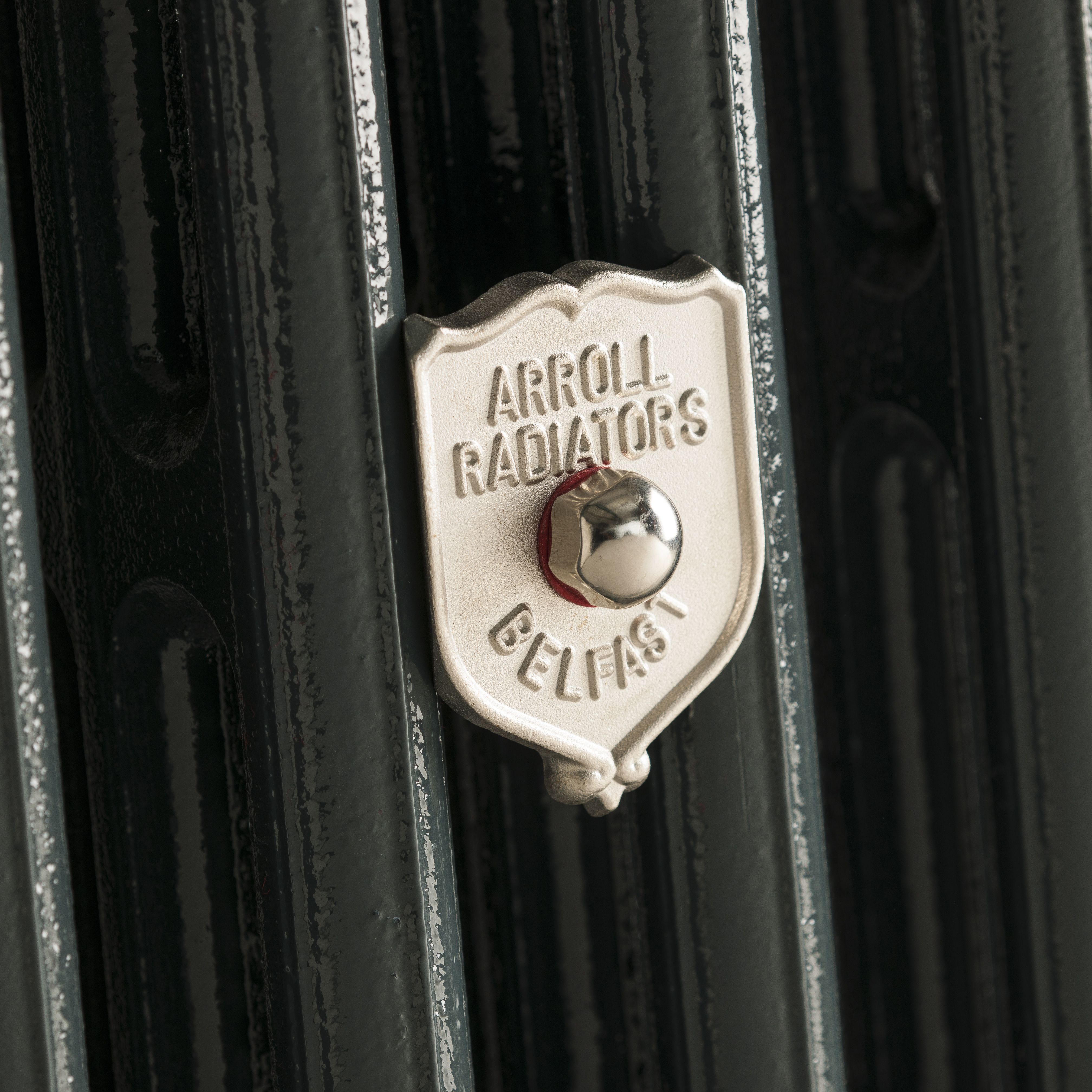 Arroll Chrome effect Steel Radiator wall stay (H)265mm (W)50mm