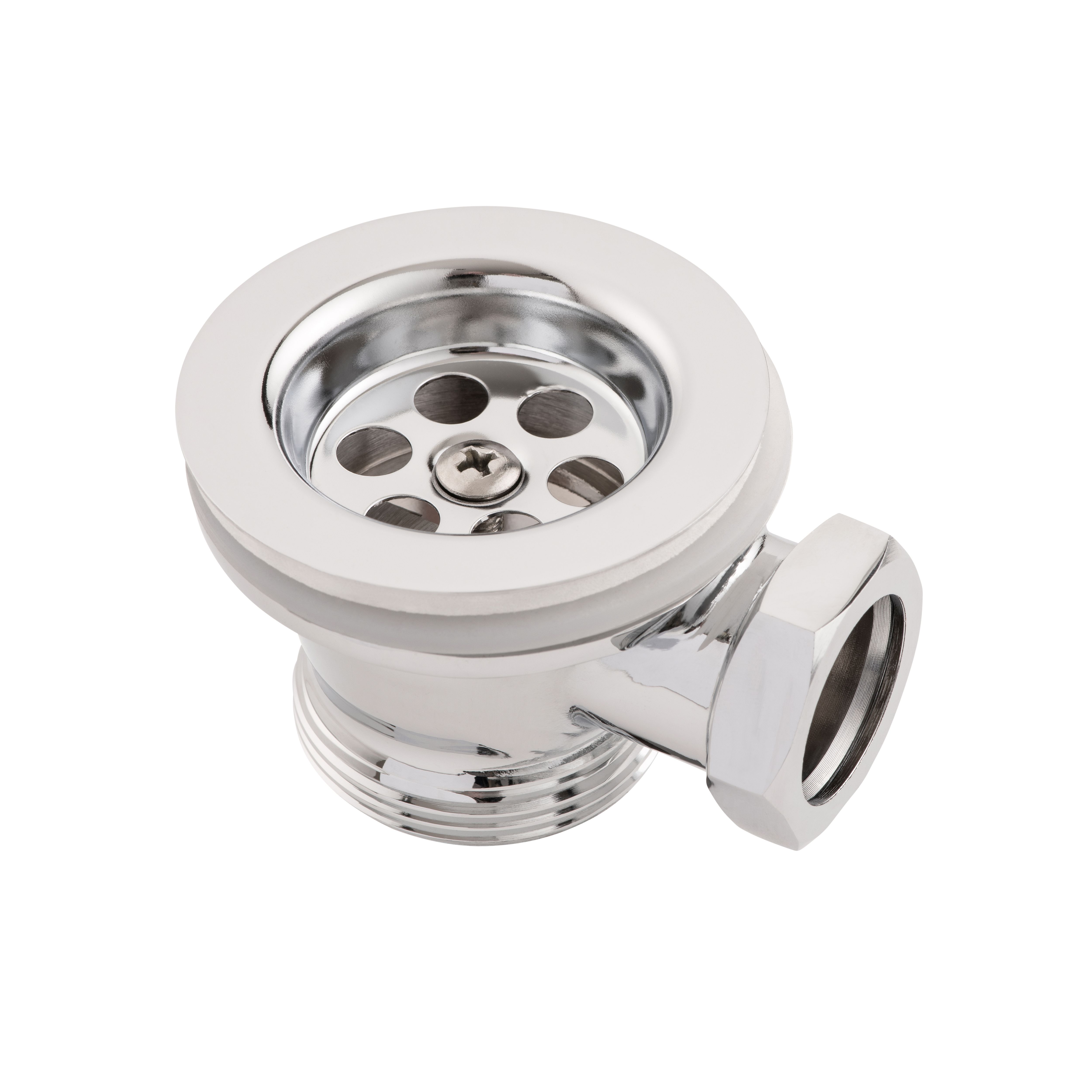 Arroll Chrome-plated Stopper Bath Waste & overflow (Dia)70mm - (Dia)70mm