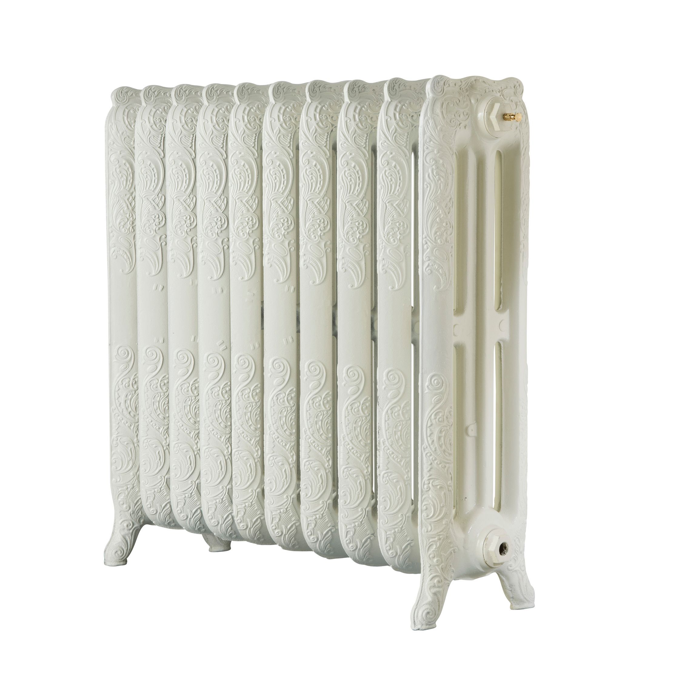 Arroll Montmartre Cream 3 Column Radiator, (W)834mm x (H)760mm