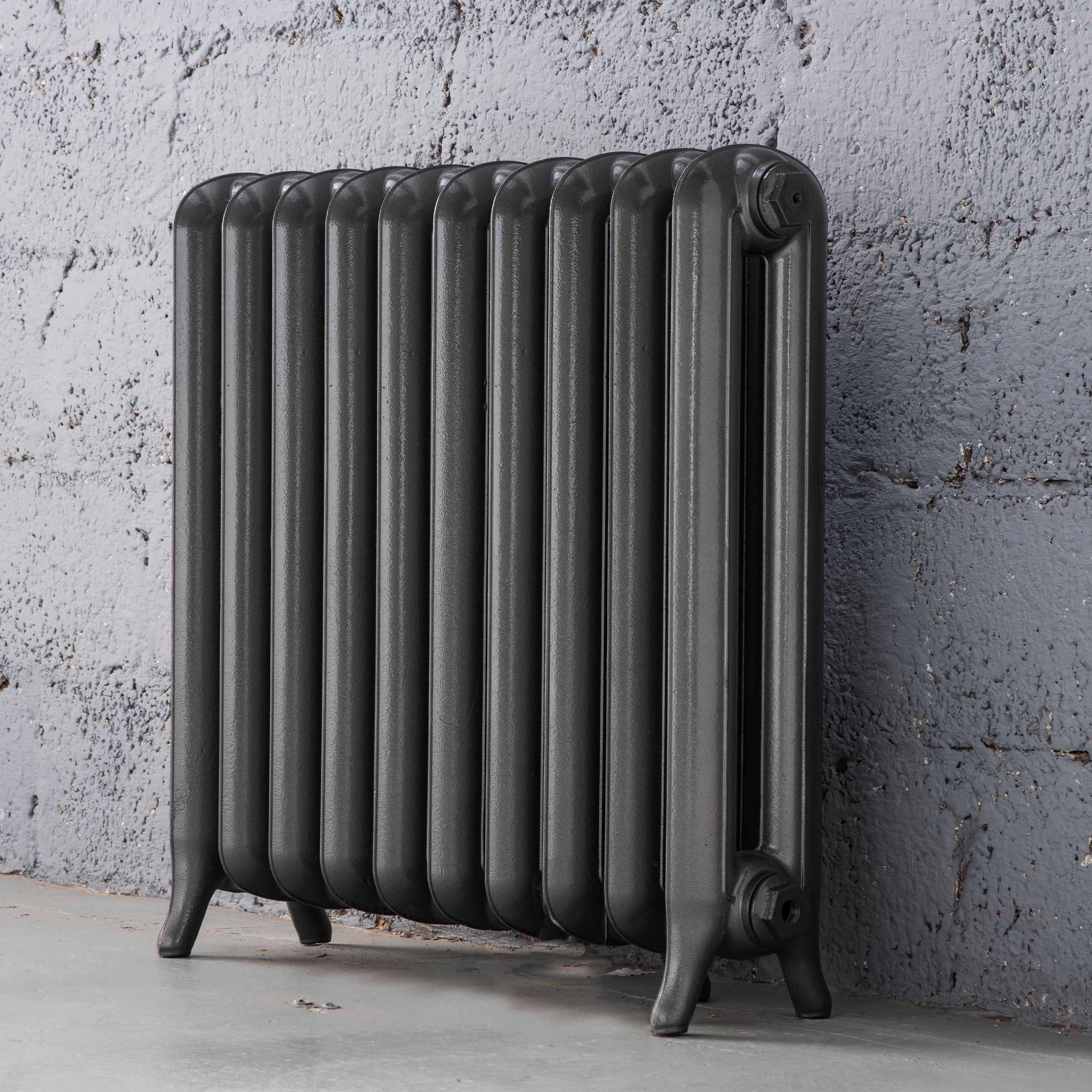 Arroll Princess Cast iron Grey 10 Column Radiator, (W)794mm x (H)748mm
