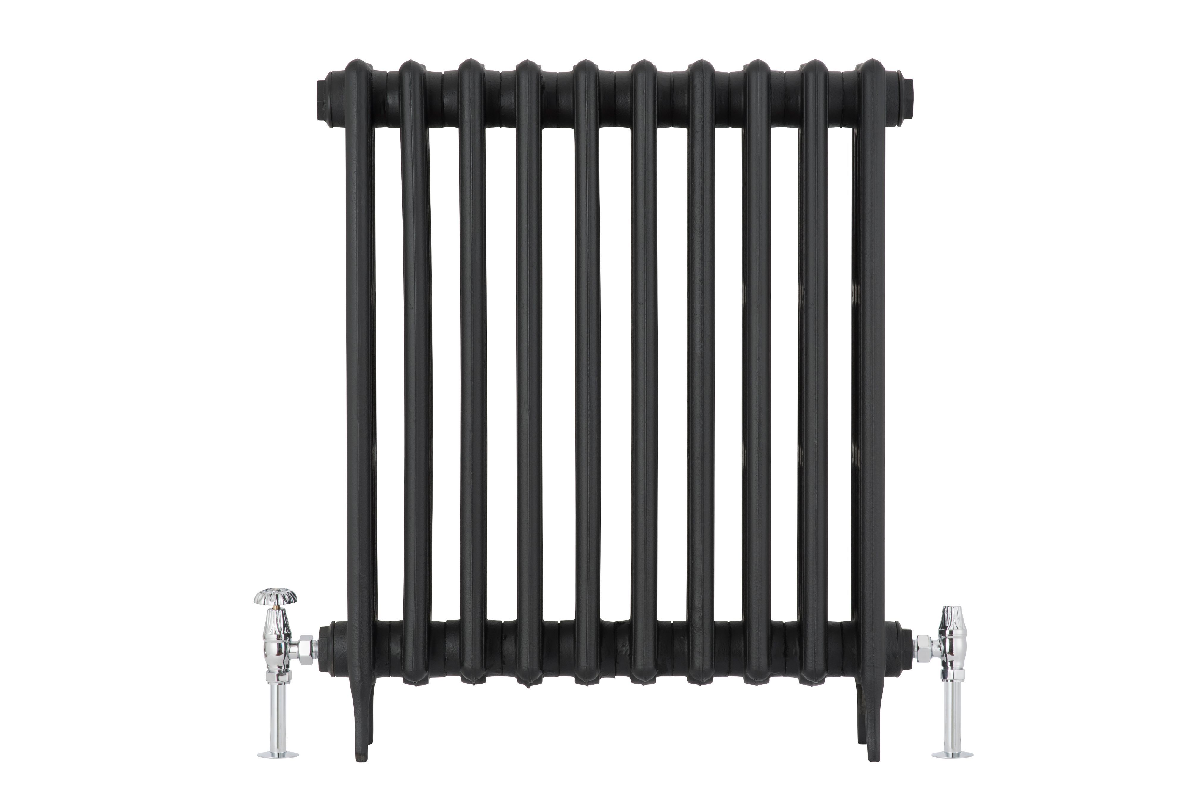 Arroll UK10 Angled Manual Radiator valve (Dia)20.6mm