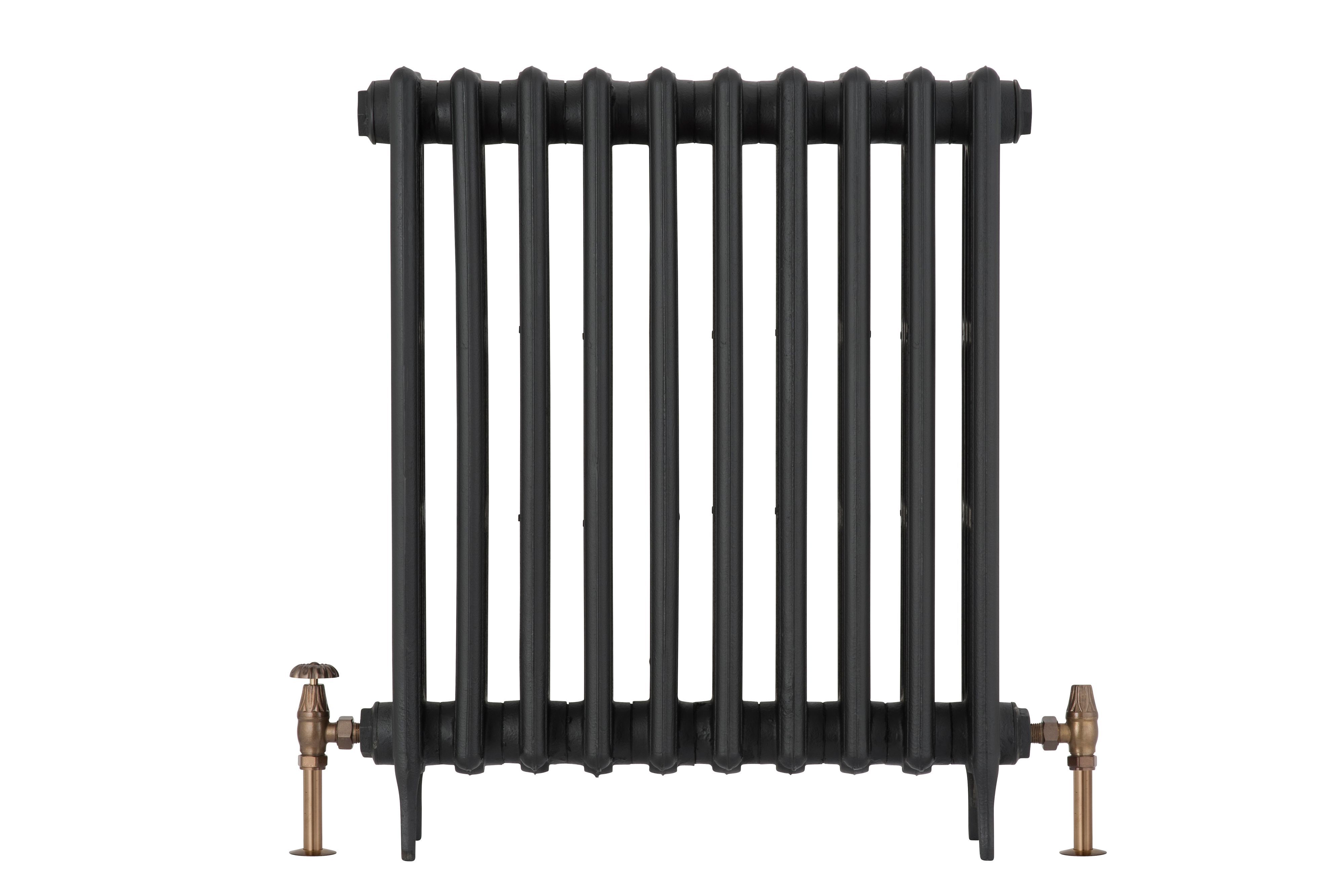 Arroll UK10 Antique copper effect Angled Manual Radiator valve (Dia)20.6mm