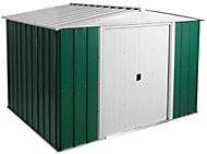 Arrow Greenvale 10x8 Apex Metal Shed - Assembly service included