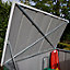Arrow Greenvale 6x3 ft Pent Green & white Metal 2 door Shed