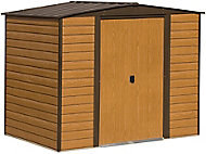 Arrow Woodvale 8x6 Apex Metal Shed - Assembly service included