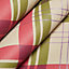 Arthouse Fairburn Green & raspberry Striped Textured Wallpaper