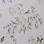 Arthouse Halcyon days Natural Birds & trees Glitter effect Textured Wallpaper