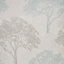 Arthouse Sophie conran alderwood Duck egg Trees Glitter effect Smooth Wallpaper