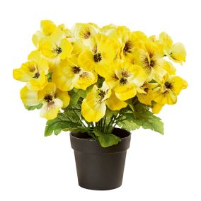 Artificial Plant Yellow Pansy Artificial plant