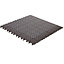 Artor Brown Polyethylene (PE) Clippable deck tile (W)555mm (T)10mm, Pack of 2