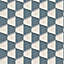 As Creation Move your wall Blue & white Geometric Embossed Wallpaper