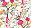 As Creation Multicolour Floral Embossed Wallpaper