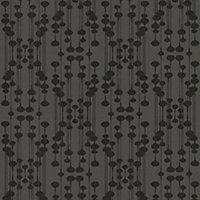 As Creation Pop colours Black Droplet Glitter effect Textured Wallpaper
