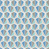 As Creation Pop colours Multicolour 3D effect Geometric Textured Wallpaper
