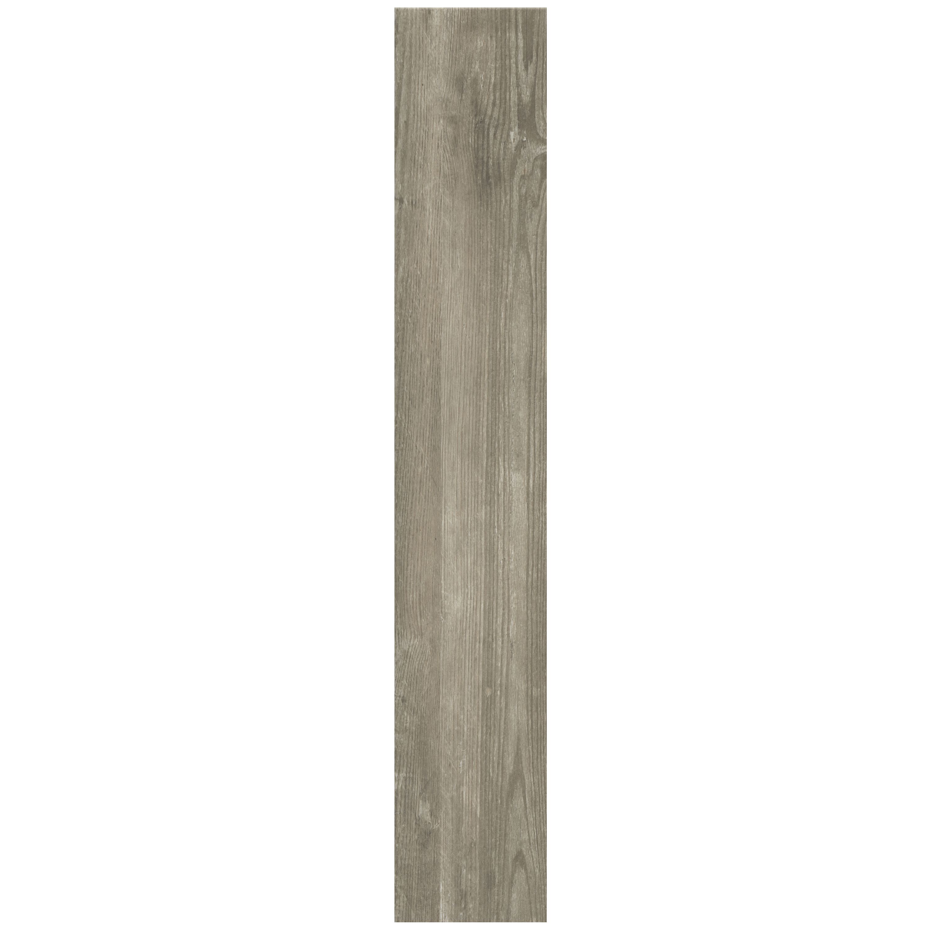 Ashdown Beige Matt Wood effect Porcelain Wall & floor Tile, Pack of 8, (L)900mm (W)150mm