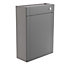 Ashford Matt Grey Toilet cabinet (H)820mm (W)600mm