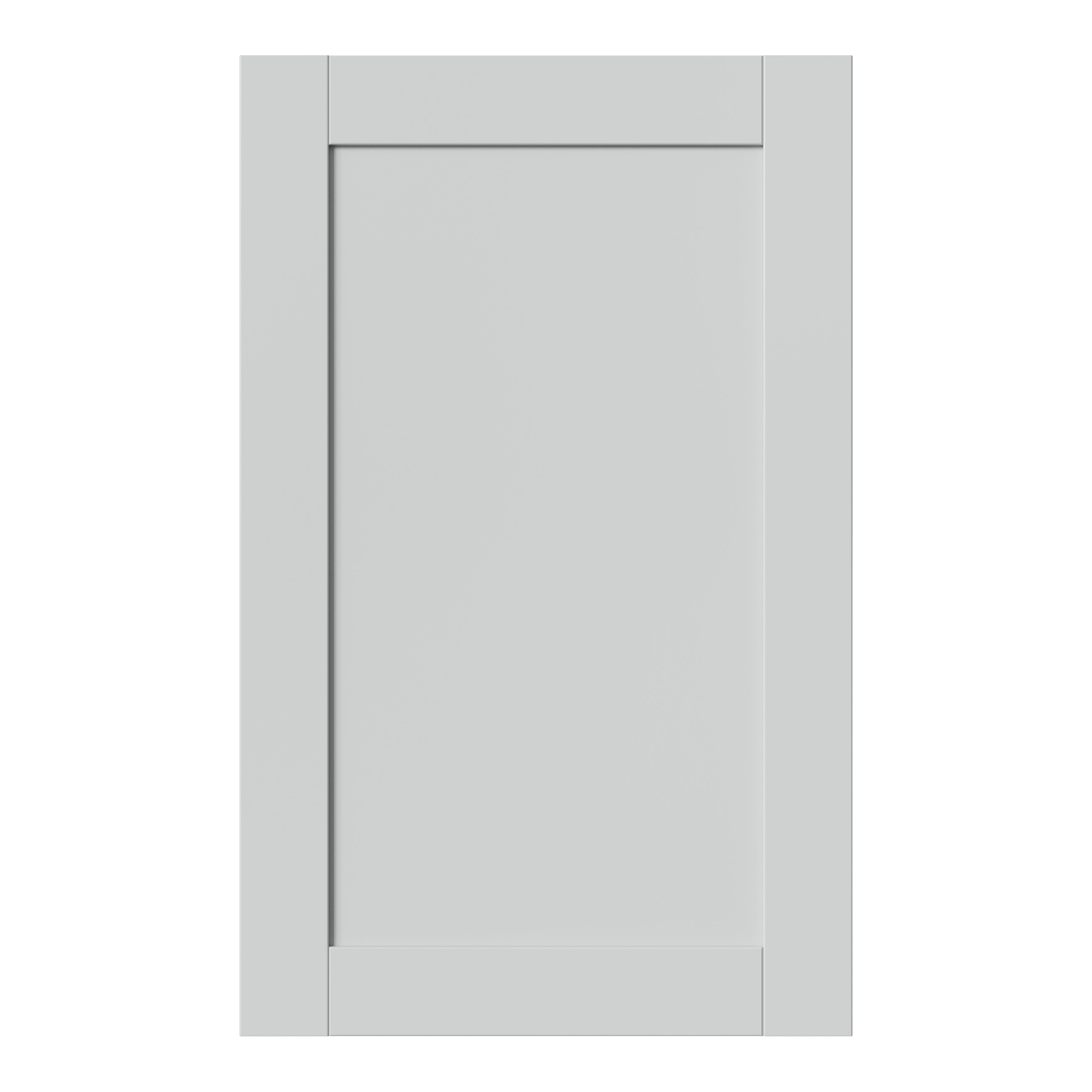Ashmead Matt dove grey Highline Cabinet door (W)450mm (H)715mm (T)16mm