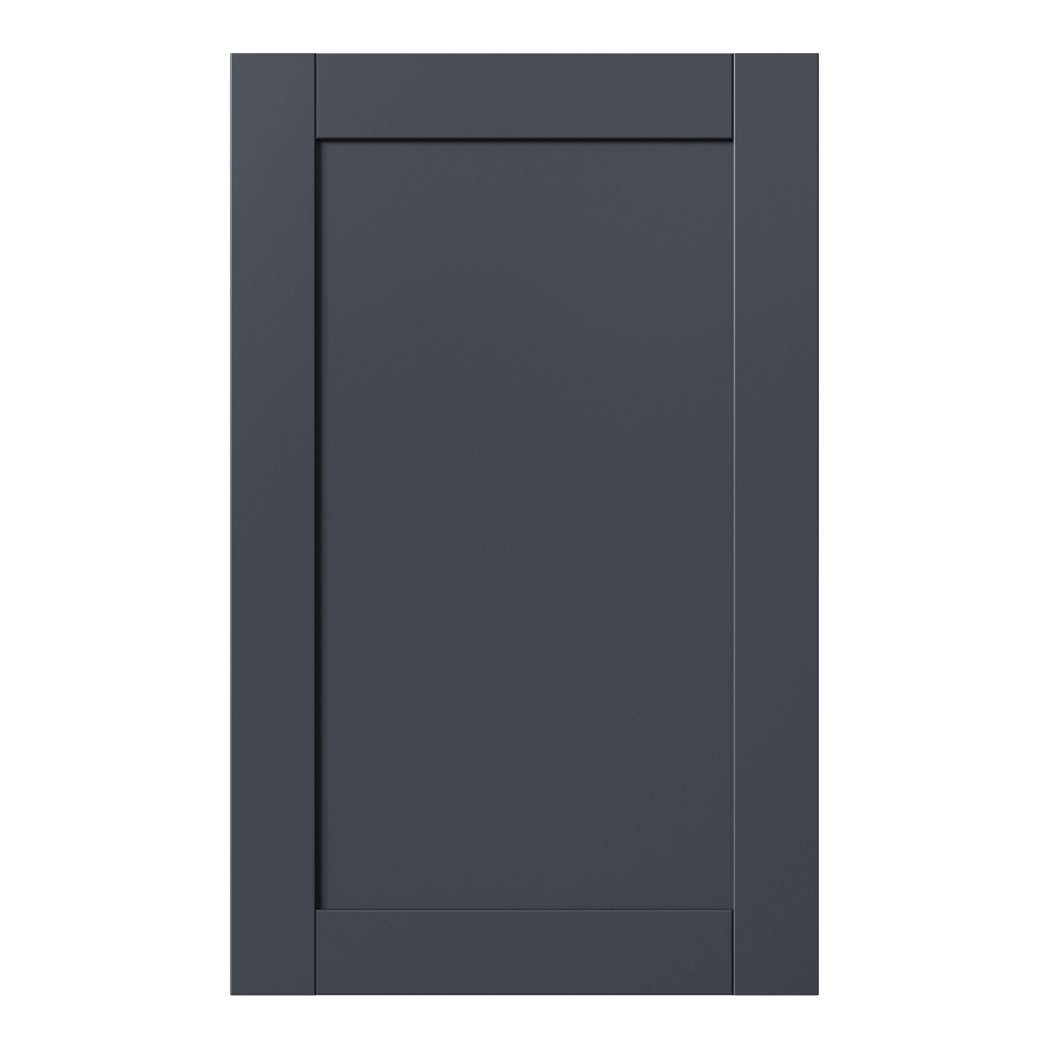 Ashmead Matt midnight blue Highline Cabinet door (W)450mm (H)715mm (T)16mm