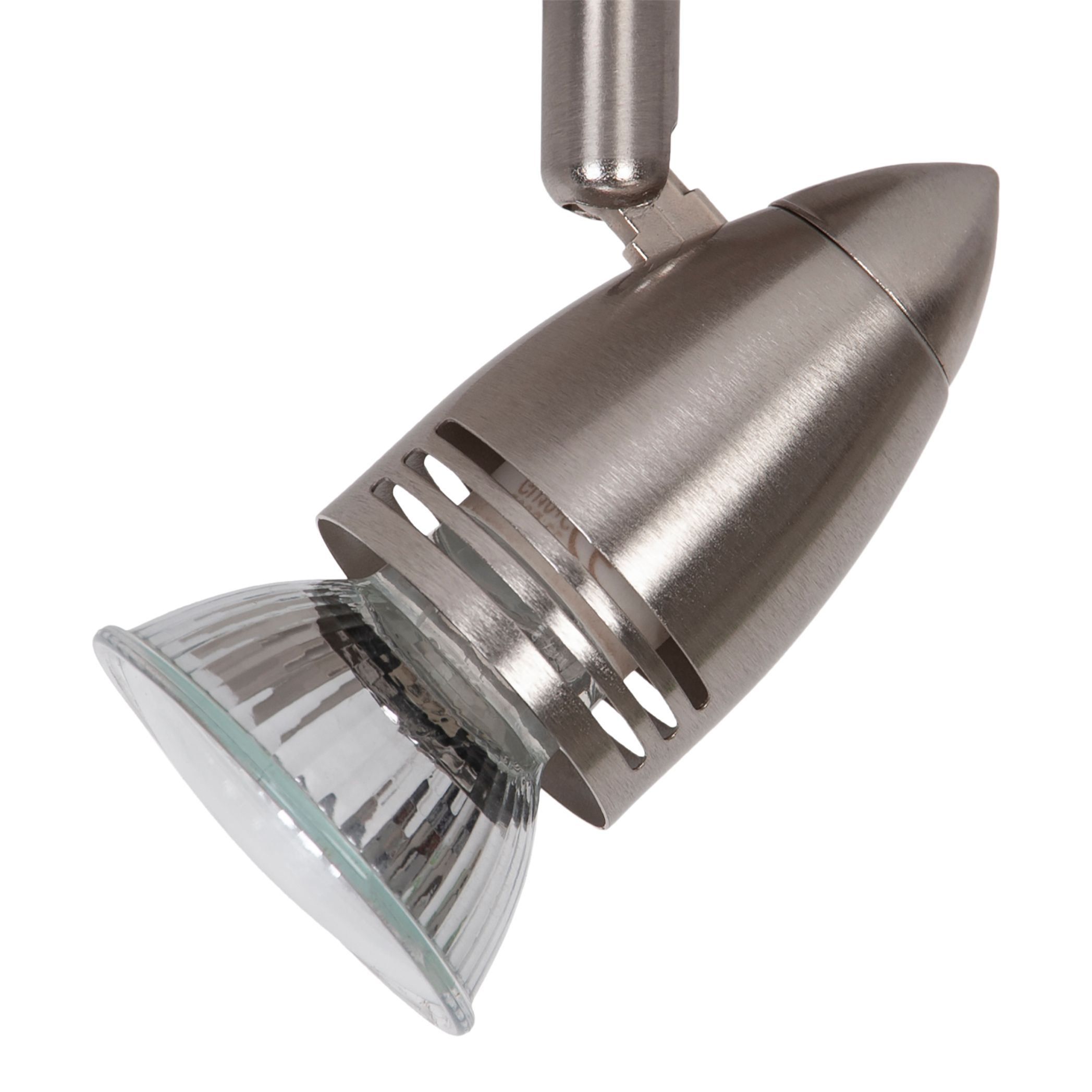 Aspis Tube Satin nickel effect 4 Light Spotlight