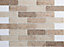 Assemini Brown Glass Mosaic tile, (L)298mm (W)262mm