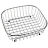 Astracast Style Metal Stainless steel effect Bowl basket, (W)325mm