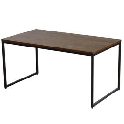 Atico Dark stained wood effect Coffee table (H)45cm (W)50cm