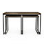 Atico Dark stained wood effect Coffee table & side table