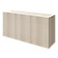 Atomia Matt Chipboard 3 door 1 drawer Medium Sideboard (H)750mm (W)1500mm (D)470mm