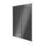 Atomia Panelled Anthracite High gloss 2 door Sliding Wardrobe Door kit (H)2250mm (W)1500mm