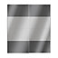 Atomia Panelled Mirrored Anthracite High gloss 2 door Sliding Wardrobe Door kit (H)2250mm (W)2000mm