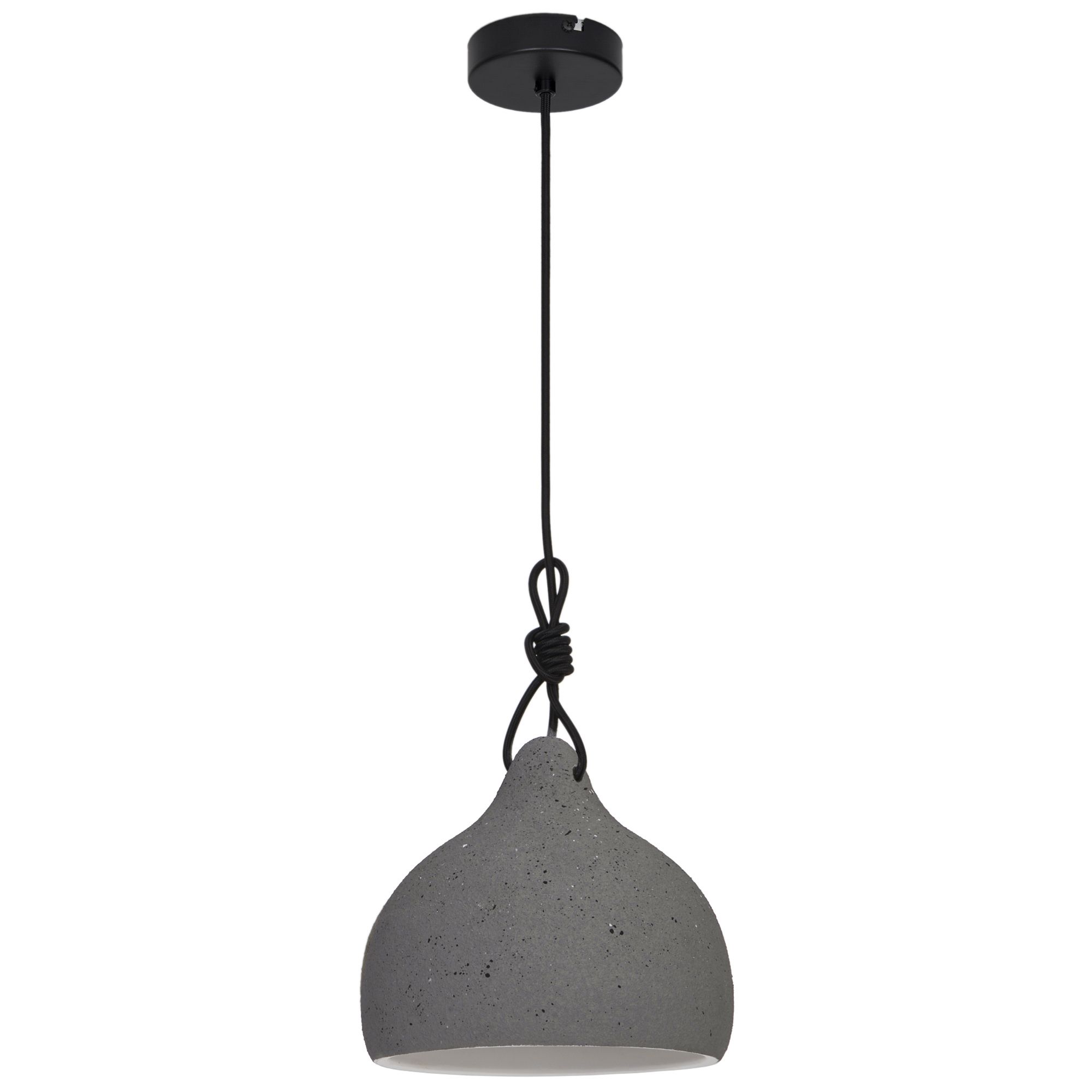 Aulavik Grey Stone effect Pendant ceiling light, (Dia)220mm