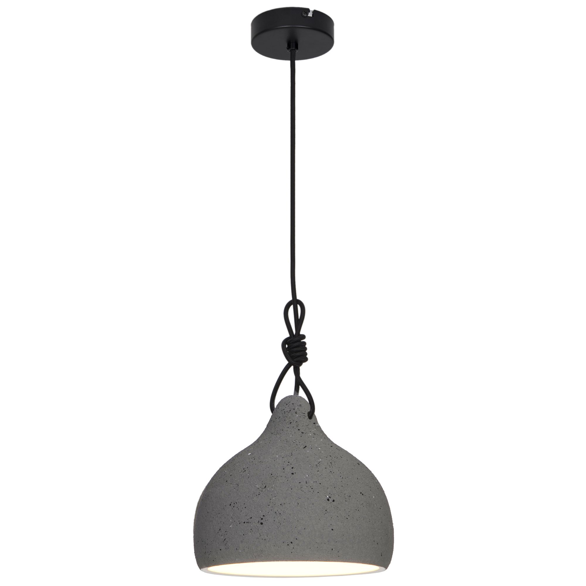 Aulavik Grey Stone effect Pendant ceiling light, (Dia)220mm