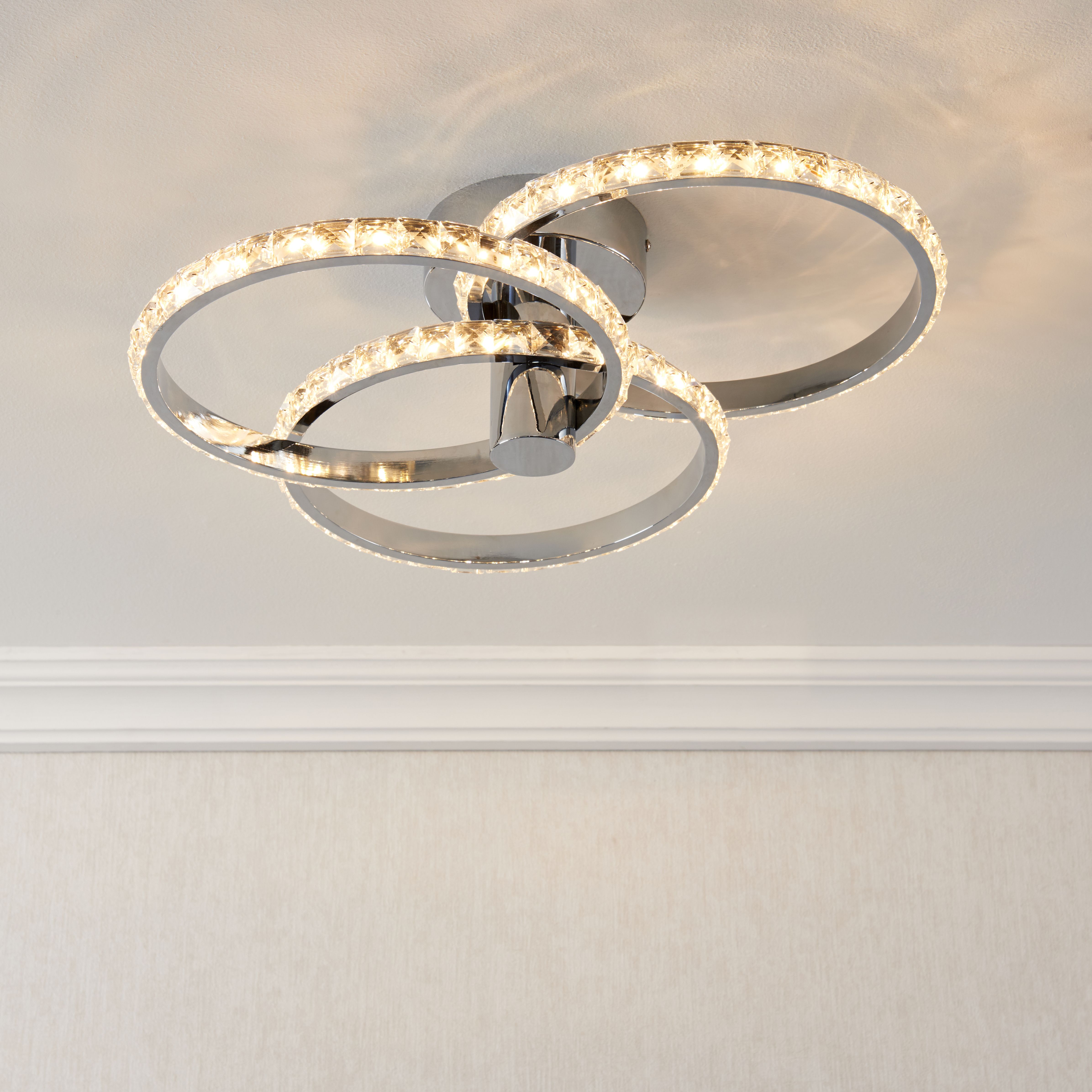 Concept chrome effect ceiling light new arrivals