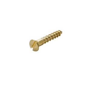 AVF Brass Furniture screw (Dia)1.5mm (L)12mm, Pack of 25