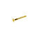 AVF PZ Flat countersunk Brass Furniture screw (Dia)3.5mm (L)25mm, Pack of 25