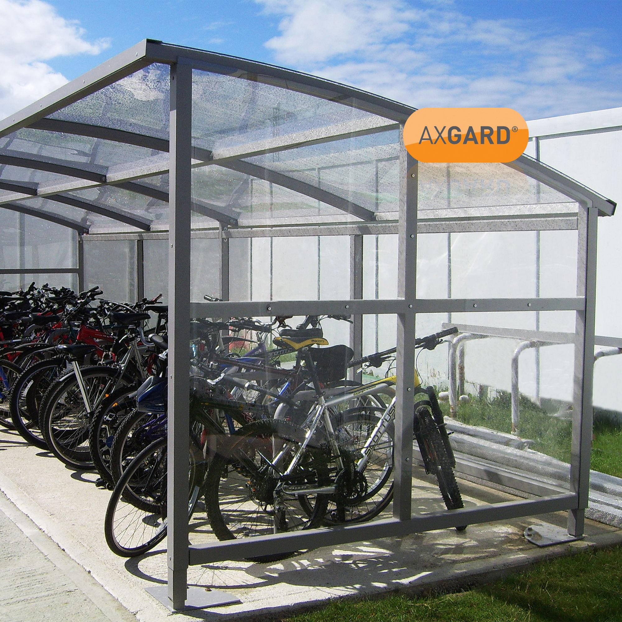 AXGARD Clear Polycarbonate Flat Glazing sheet, (L)1.24m (W)0.62m (T)3mm
