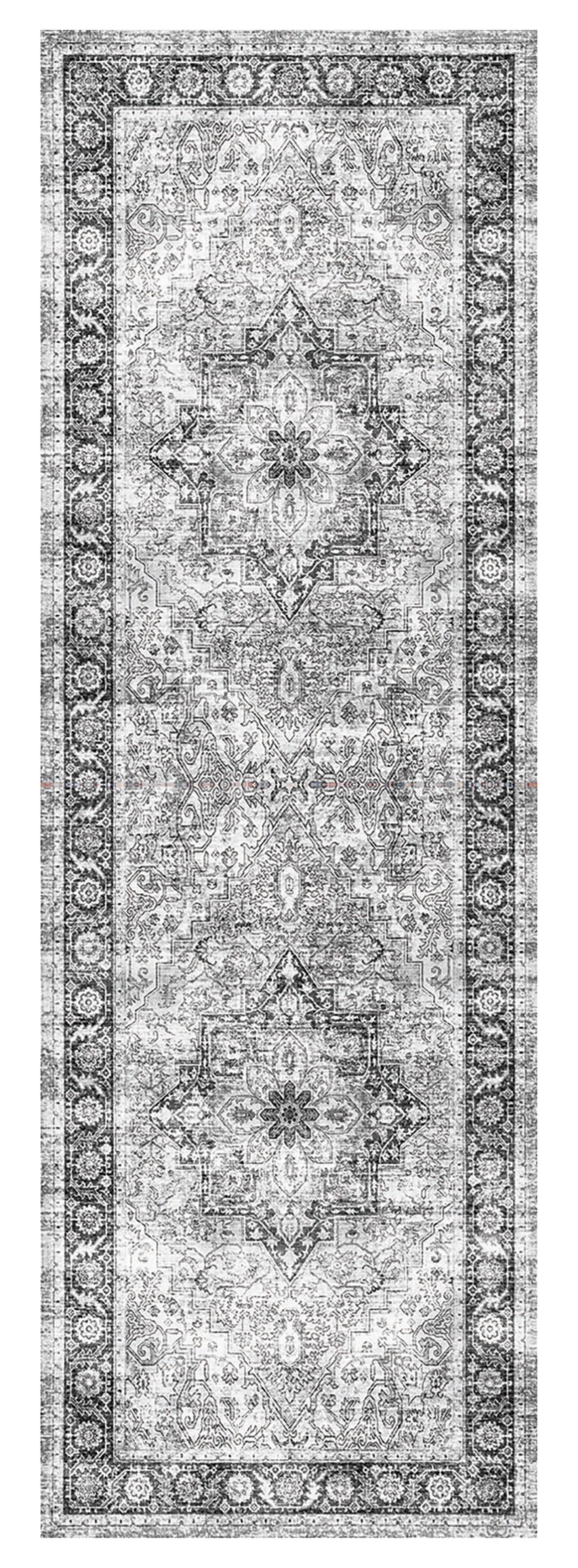Azar Grey Traditional Rug 180cmx60cm