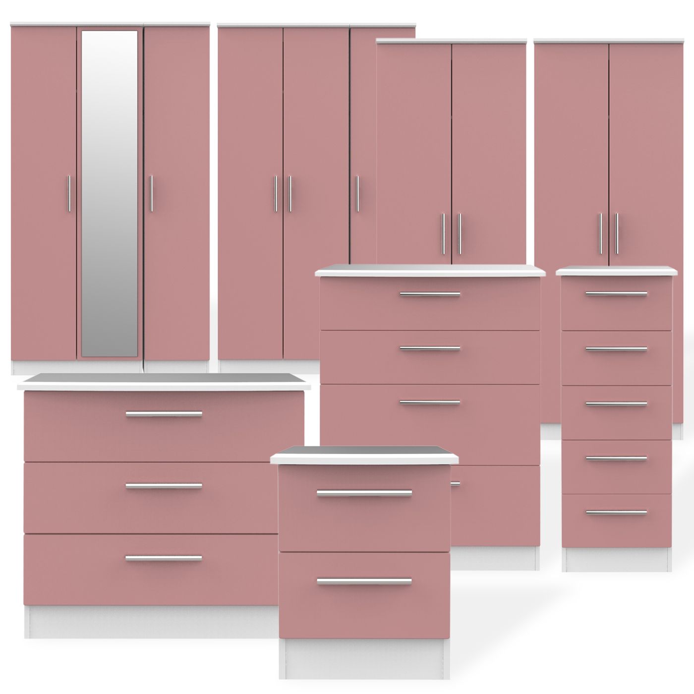 Pink high deals gloss wardrobe