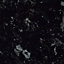 B&Q 38mm Ebony Satin Black Granite effect Square edge Kitchen Curved island Worktop, (L)1740mm