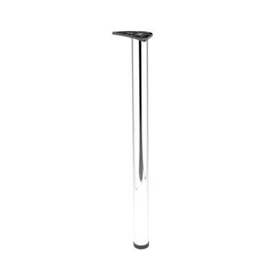 B&Q 860mm Chrome effect Contemporary Worktop support leg