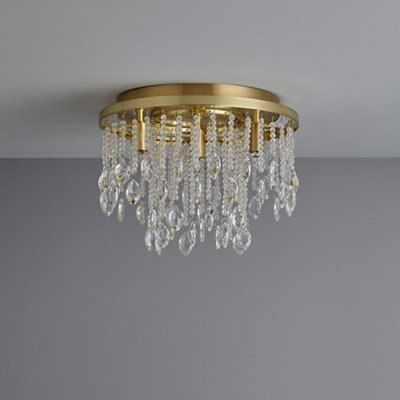 Gold 2024 chandelier b&q