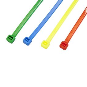 B&Q Cable tie (L)200mm, Pack of 100
