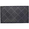 B&Q Grey Rectangular Door mat, 45cm x 75cm