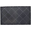 B&Q Grey Rectangular Door mat, 45cm x 75cm