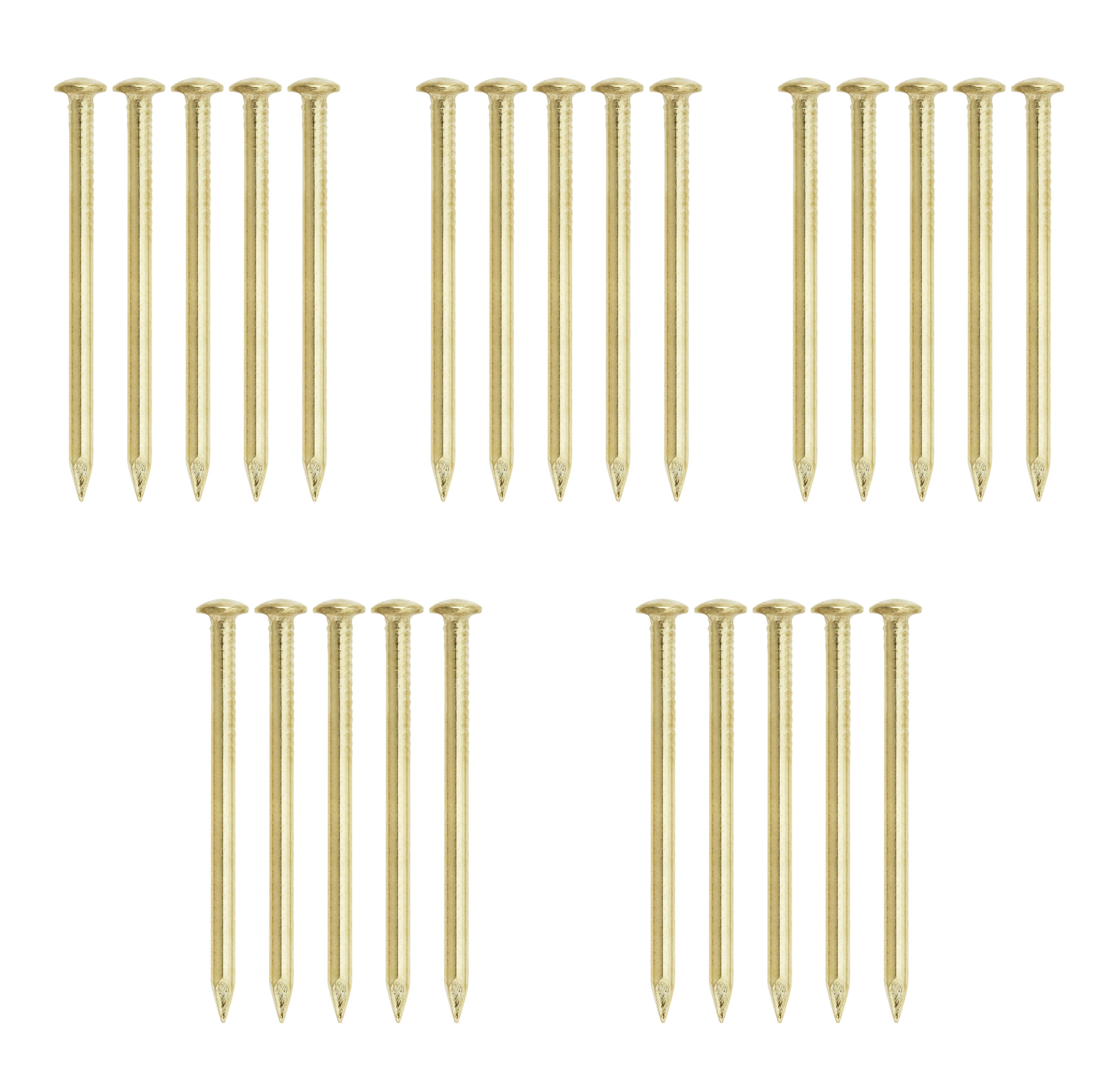 B&Q Picture pin (L)26.5mm (Dia)1.5mm, Pack of 25