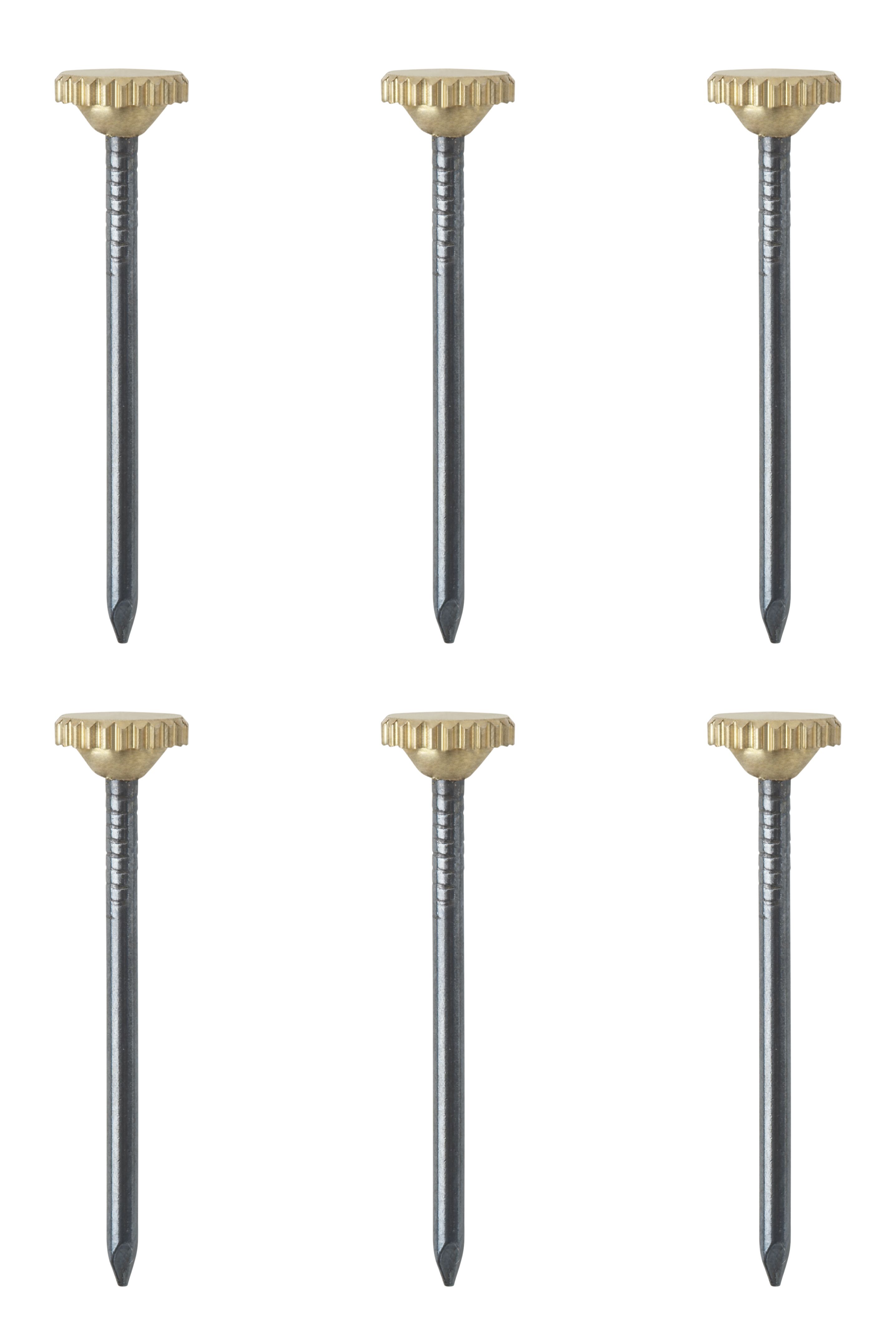 B&Q Picture pin (L)26.5mm (Dia)1.5mm, Pack of 6