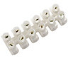 B&Q White 30A6 way Cable connector strip